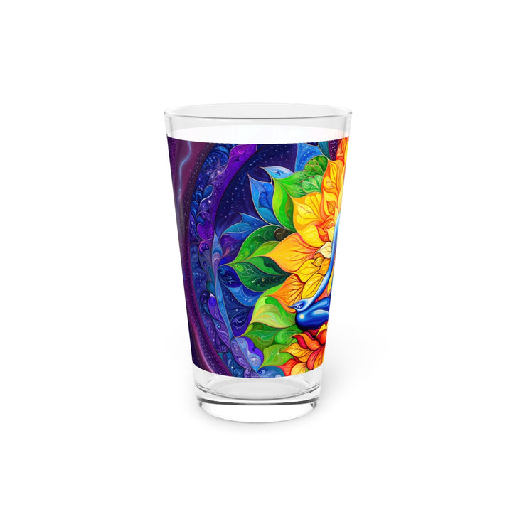 Cosmic Floral Meditation - Pint Glass - Mug - g(0D·IO) - 16oz - -