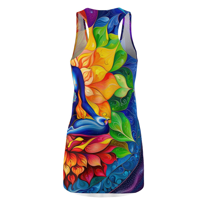 Cosmic Floral Meditation - Racerback Dress - All Over Prints - g(0D·IO) - XS - -