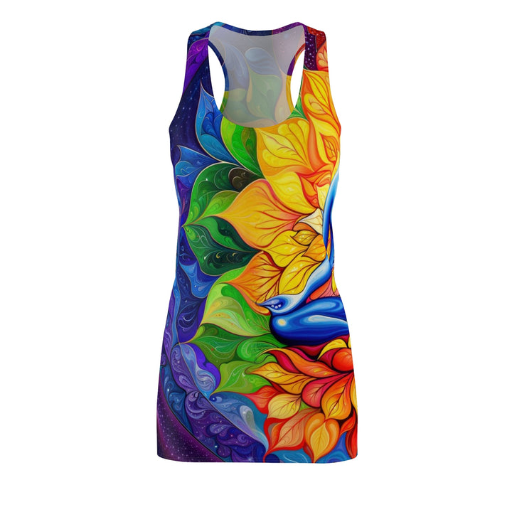 Cosmic Floral Meditation - Racerback Dress - All Over Prints - g(0D·IO) - XS - -