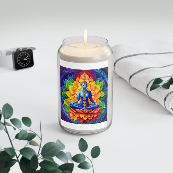 Cosmic Floral Meditation - Scented Candle - Home Decor - g(0D·IO) - Vanilla Bean - 13.75oz -