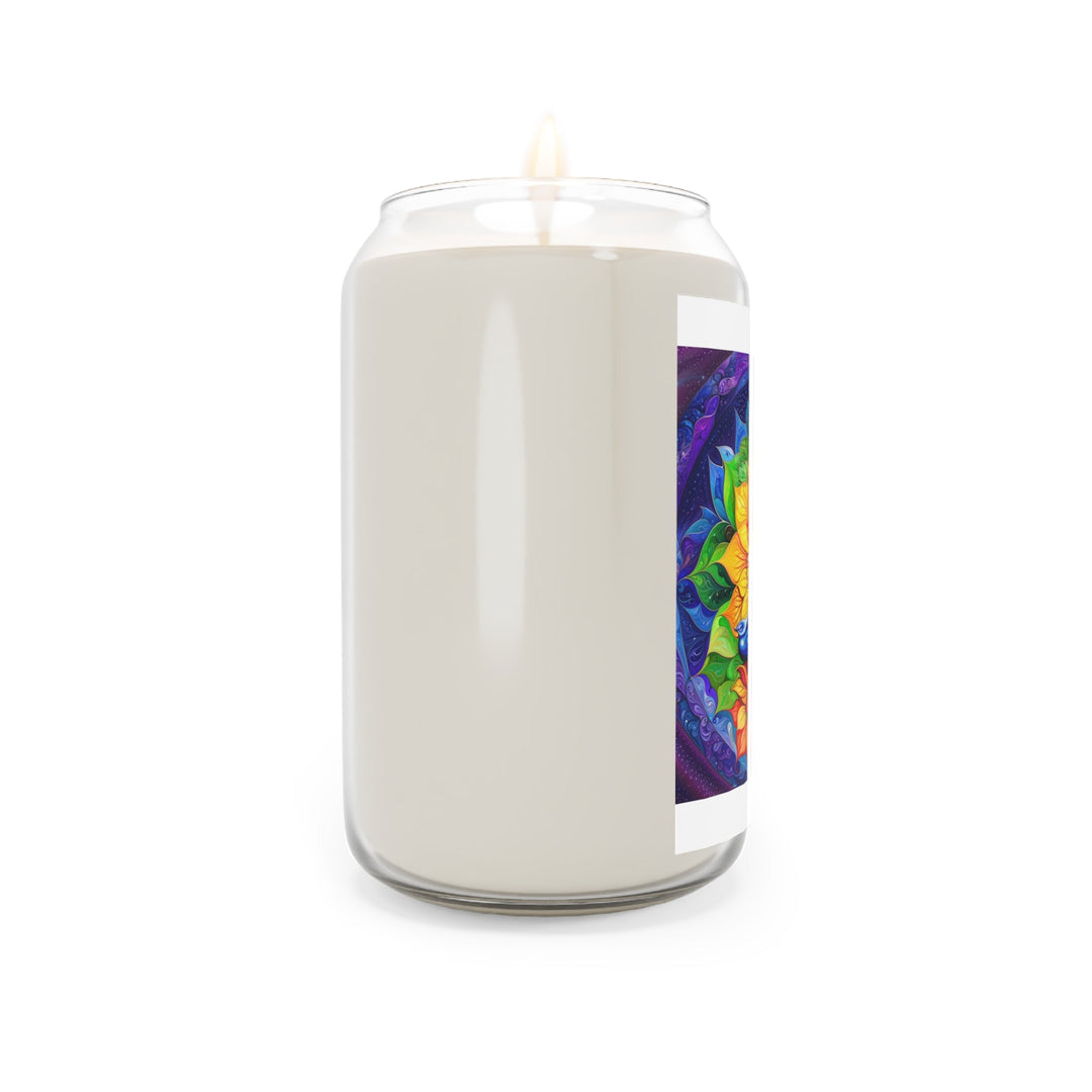 Cosmic Floral Meditation - Scented Candle - Home Decor - g(0D·IO) - Vanilla Bean - 13.75oz -