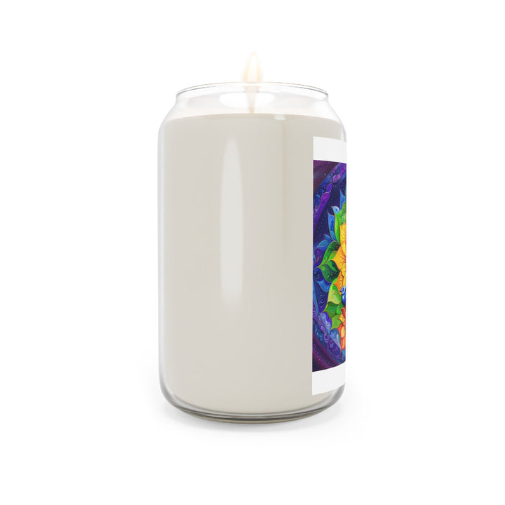 Cosmic Floral Meditation - Scented Candle - Home Decor - g(0D·IO) - Vanilla Bean - 13.75oz -