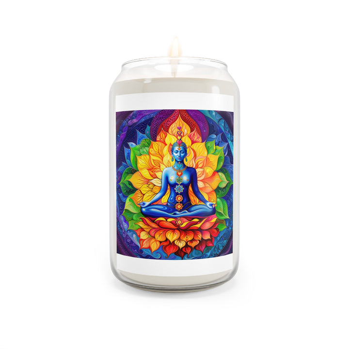 Cosmic Floral Meditation - Scented Candle - Home Decor - g(0D·IO) - Vanilla Bean - 13.75oz -