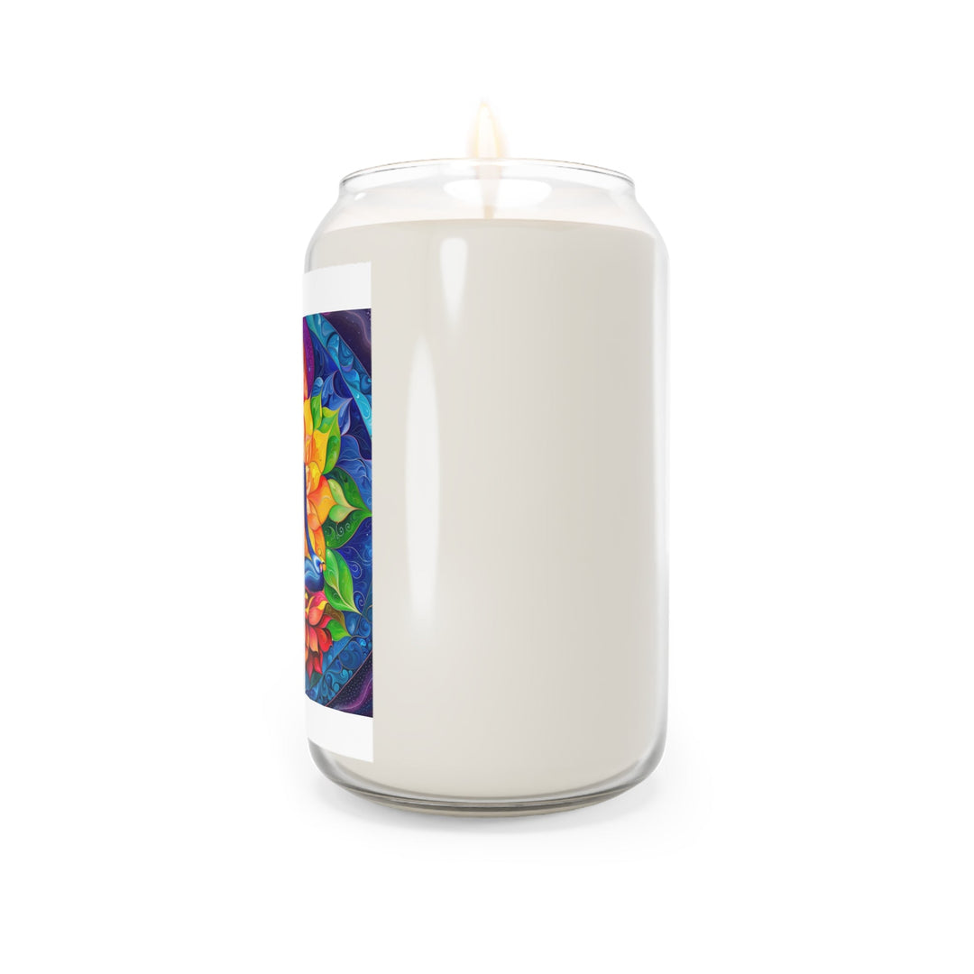 Cosmic Floral Meditation - Scented Candle - Home Decor - g(0D·IO) - Vanilla Bean - 13.75oz -