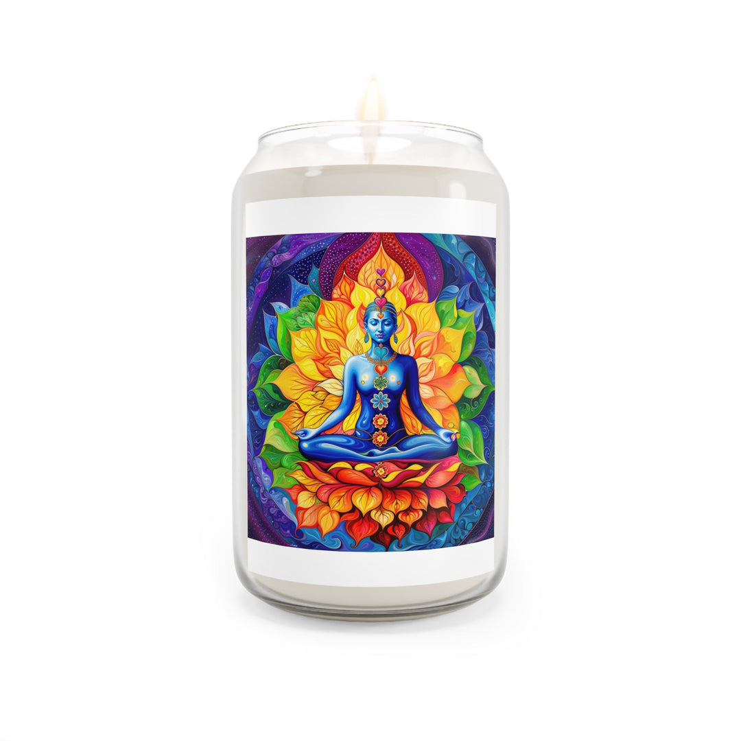Cosmic Floral Meditation - Scented Candle - Home Decor - g(0D·IO) - Sea Breeze - 13.75oz -