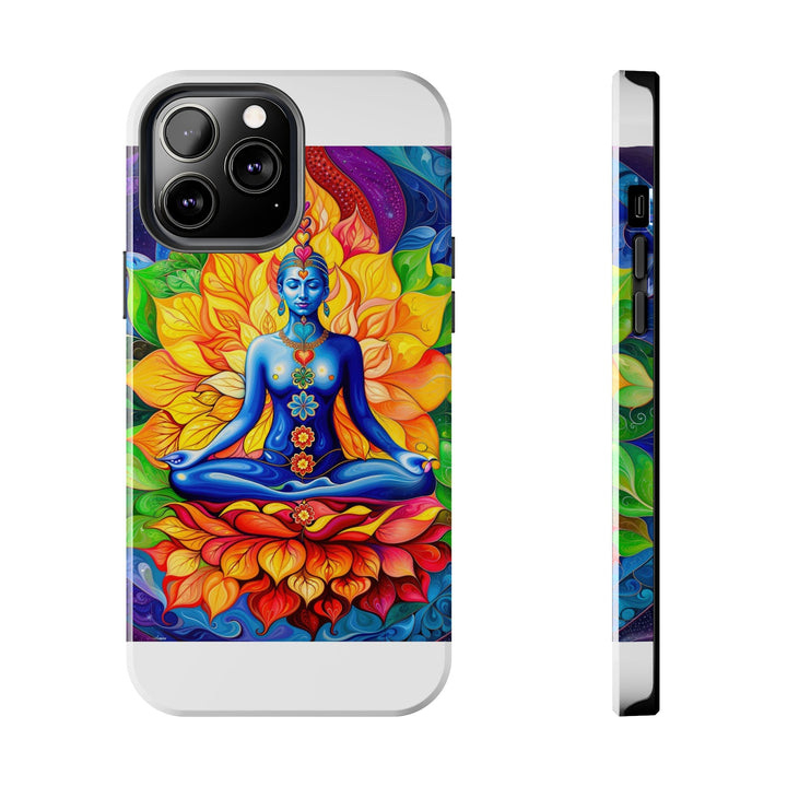 Cosmic Floral Meditation - Tough Phone Case - Phone Case - g(0D·IO) - iPhone 13 Pro Max - -