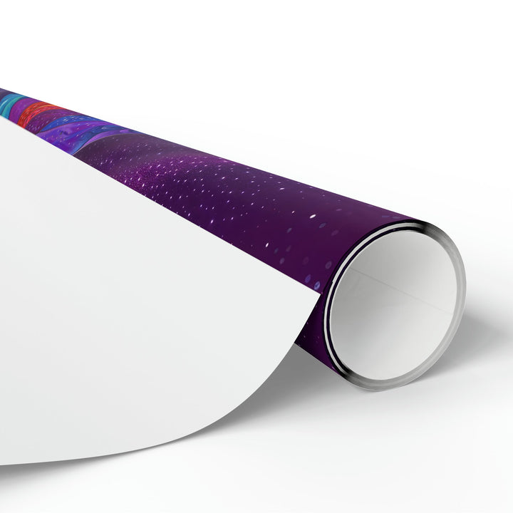 Cosmic Floral Meditation - Wrapping Paper - Home Decor - g(0D·IO) - 30" x 180" - Matte -