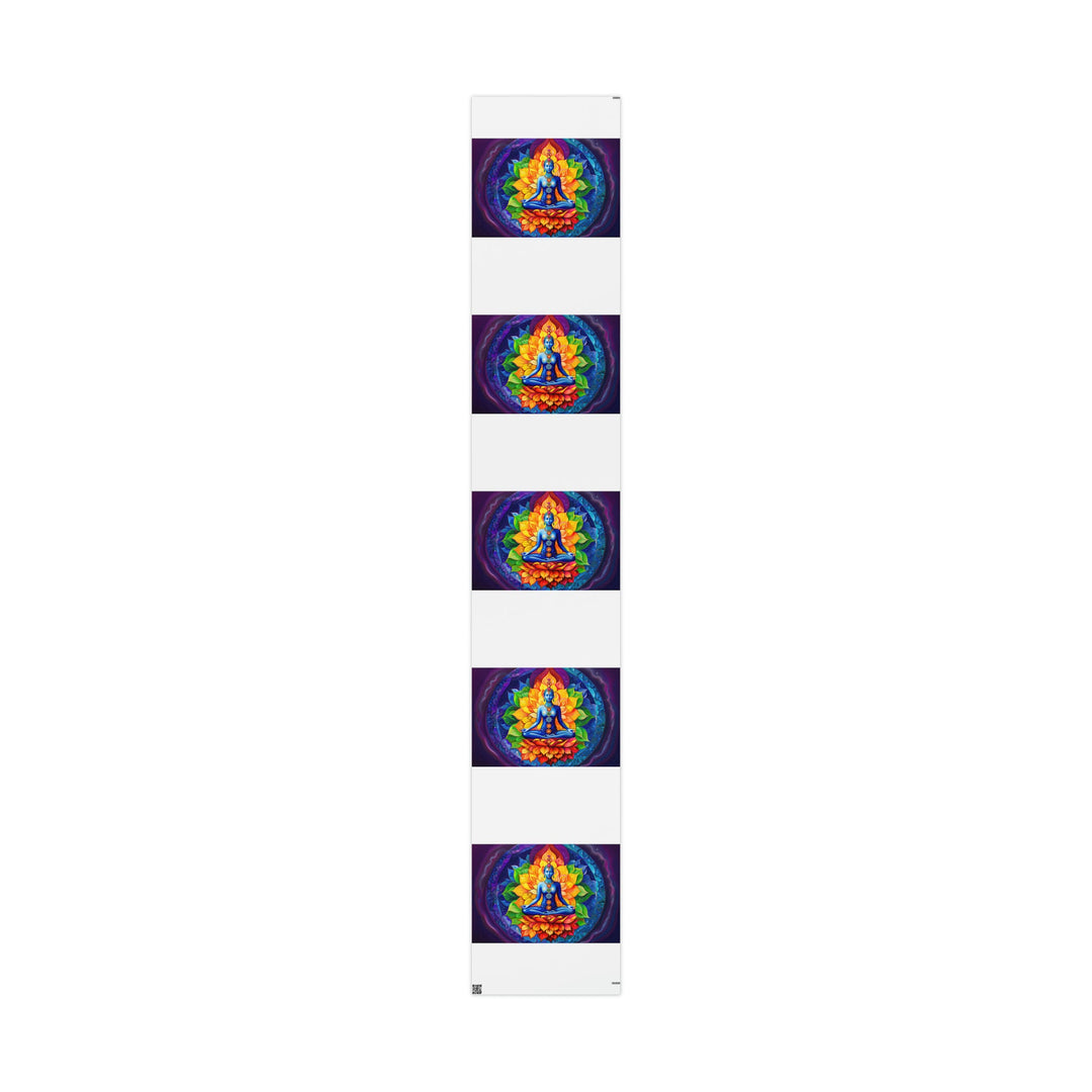 Cosmic Floral Meditation - Wrapping Paper - Home Decor - g(0D·IO) - 30" x 180" - Matte -