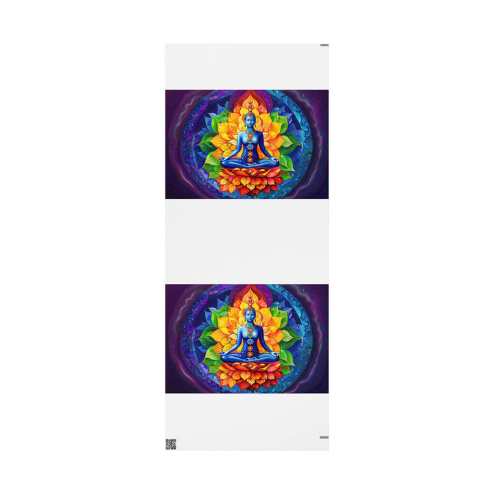 Cosmic Floral Meditation - Wrapping Paper - Home Decor - g(0D·IO) - 30'' x 72'' - Matte -