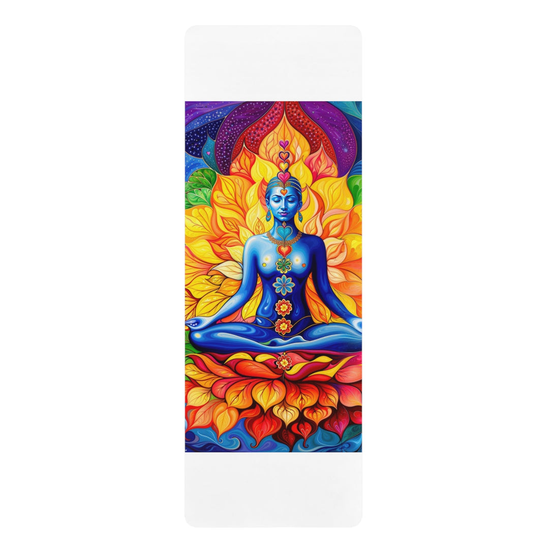 Cosmic Floral Meditation - Yoga Mat - Home Decor - g(0D·IO) - 24” x 68” - -