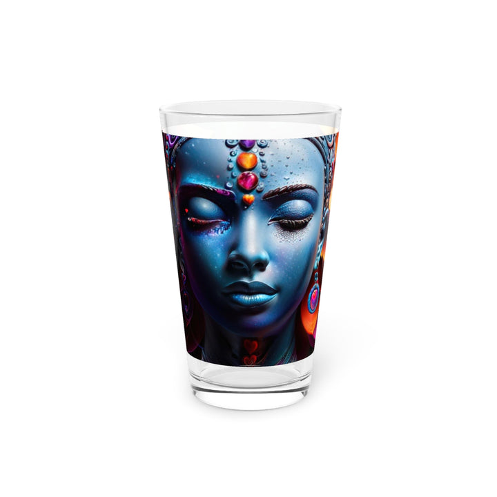 Cosmic Floral Serenity - Pint Glass - Mug - g(0D·IO) - 16oz - -