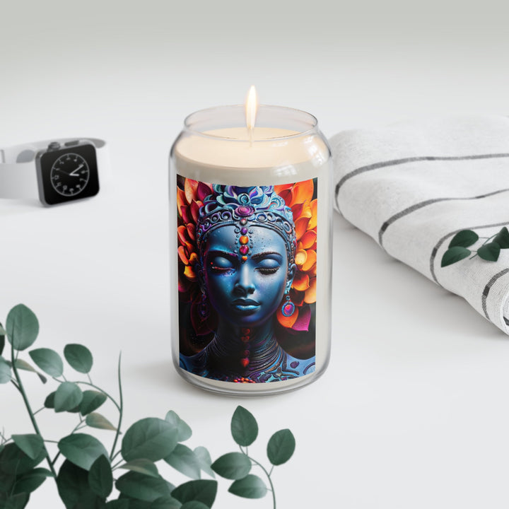 Cosmic Floral Serenity - Scented Candle - Home Decor - g(0D·IO) - Vanilla Bean - 13.75oz -