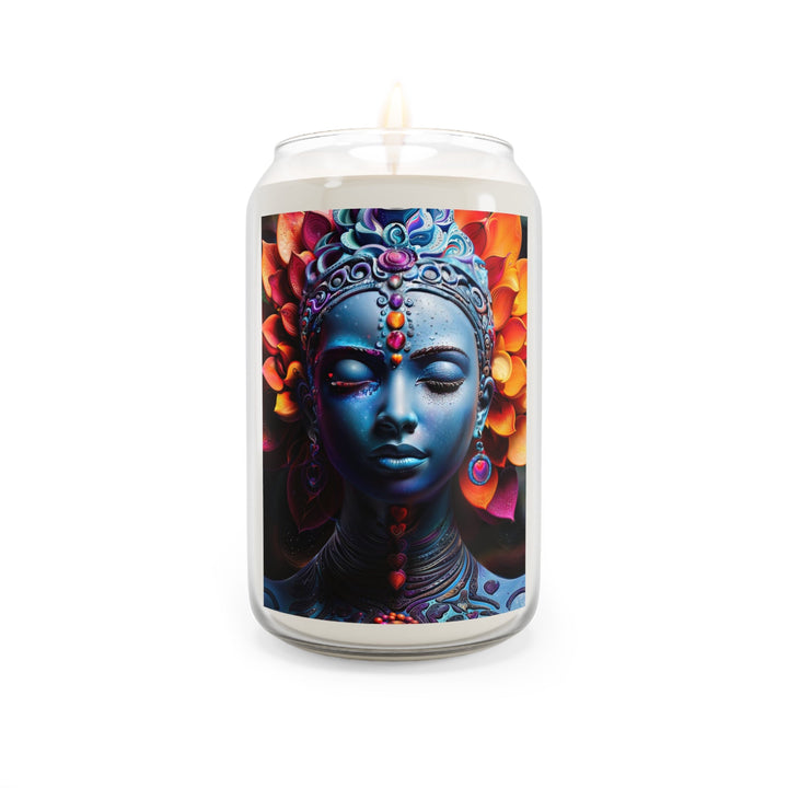 Cosmic Floral Serenity - Scented Candle - Home Decor - g(0D·IO) - Vanilla Bean - 13.75oz -