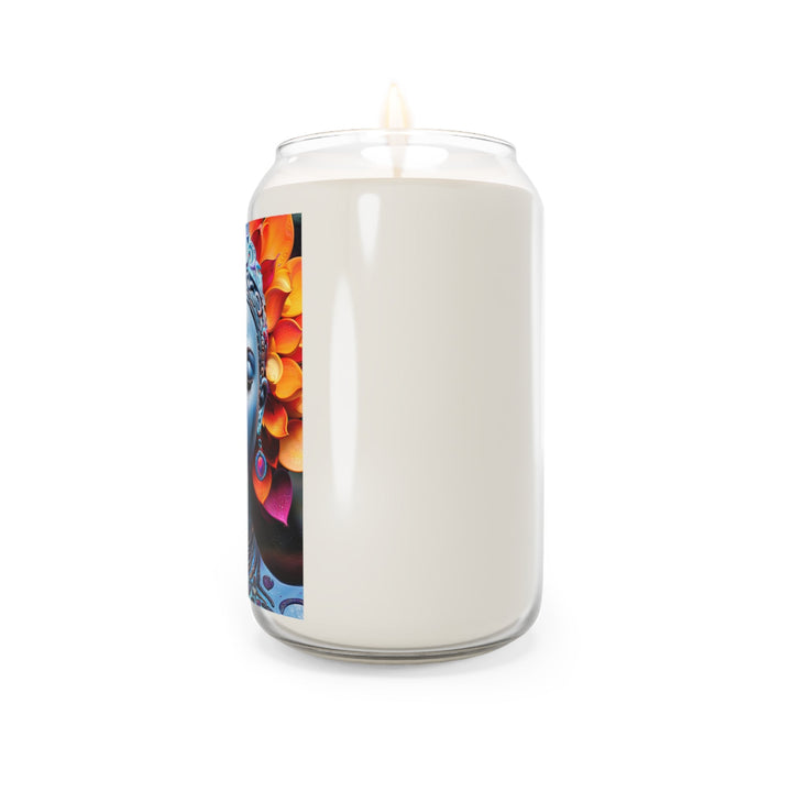 Cosmic Floral Serenity - Scented Candle - Home Decor - g(0D·IO) - Vanilla Bean - 13.75oz -