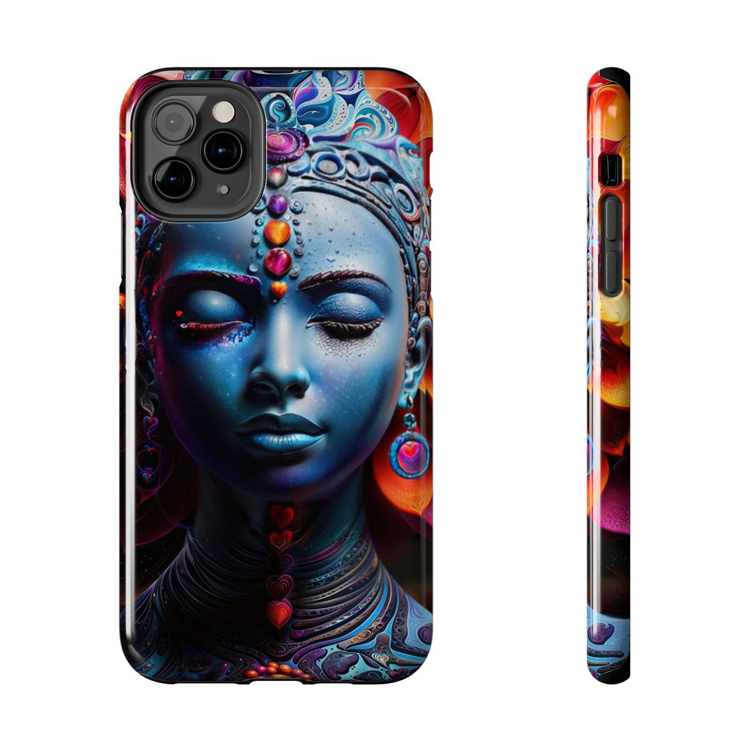 Cosmic Floral Serenity - Tough Phone Case - Phone Case - g(0D·IO) - iPhone 11 Pro Max - -