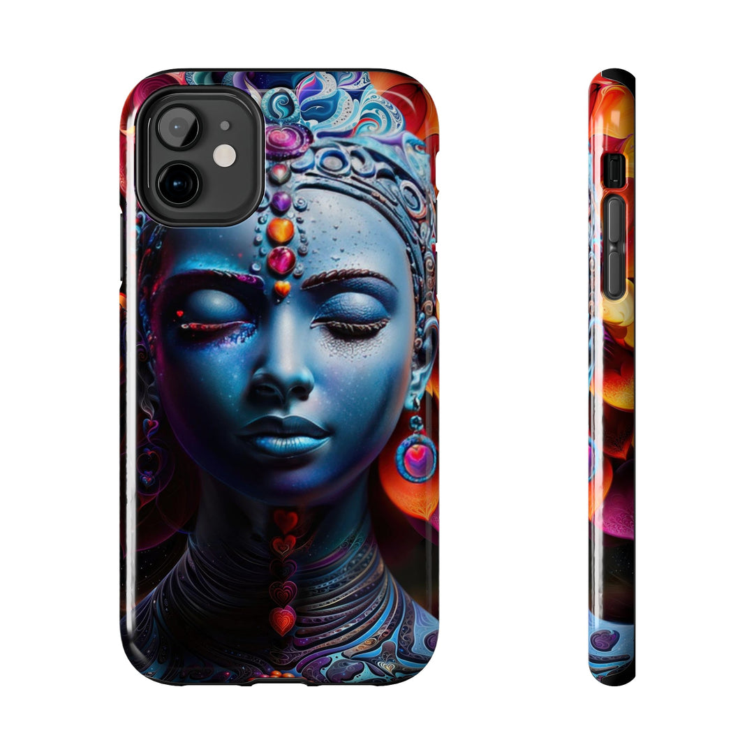 Cosmic Floral Serenity - Tough Phone Case - Phone Case - g(0D·IO) - iPhone 11 - -