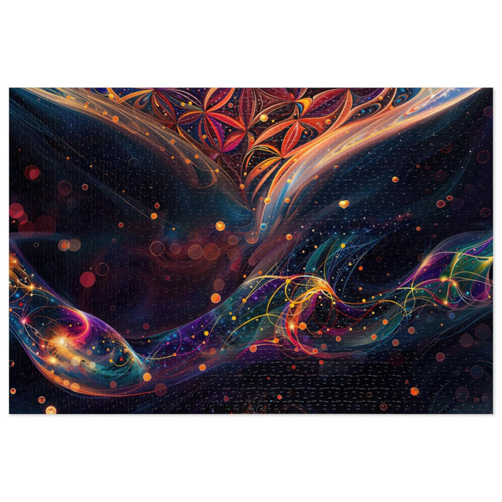 Cosmic Floral Whirls - Jigsaw Puzzle (100, 252, 500, 1000 pieces) - Puzzle - g(0D·IO) - 29.25" × 19.75" (1000 pcs) - -