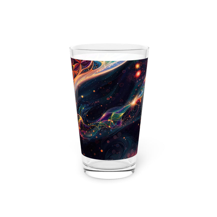 Cosmic Floral Whirls - Pint Glass - Mug - g(0D·IO) - 16oz - -