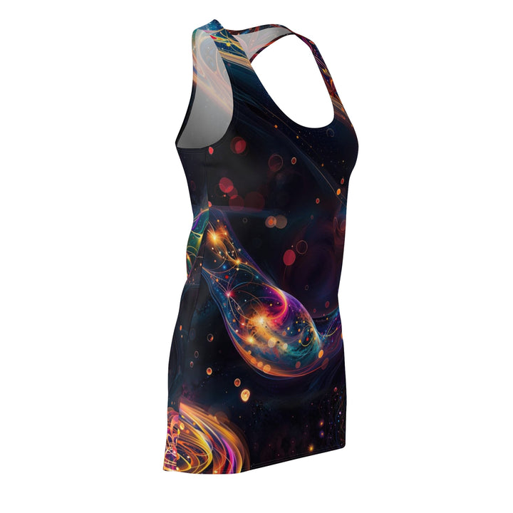 Cosmic Floral Whirls - Racerback Dress - All Over Prints - g(0D·IO) - XS - -