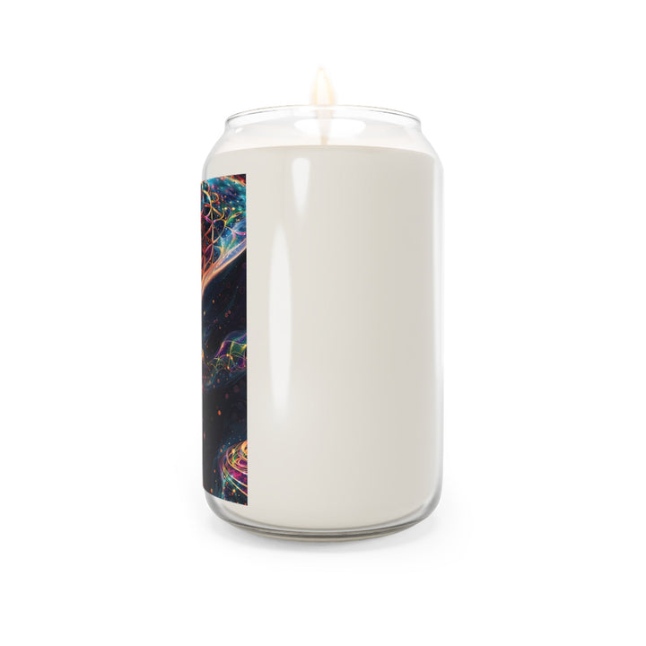 Cosmic Floral Whirls - Scented Candle - Home Decor - g(0D·IO) - Vanilla Bean - 13.75oz -
