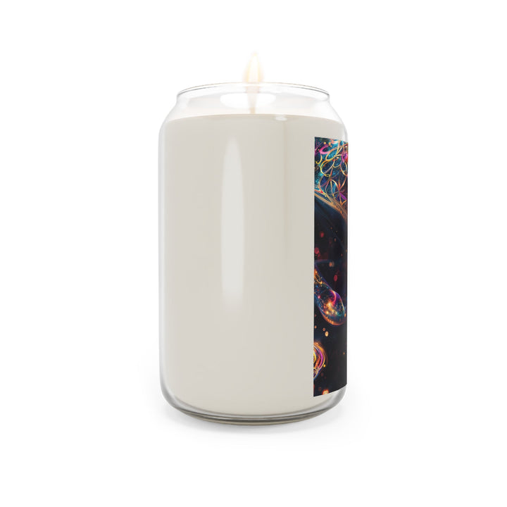 Cosmic Floral Whirls - Scented Candle - Home Decor - g(0D·IO) - Vanilla Bean - 13.75oz -