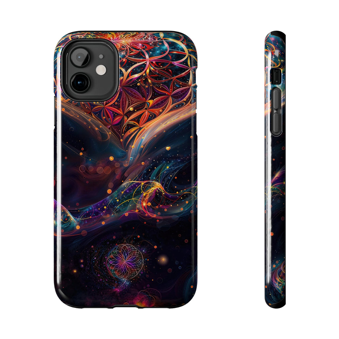 Cosmic Floral Whirls - Tough Phone Case - Phone Case - g(0D·IO) - iPhone 11 - -