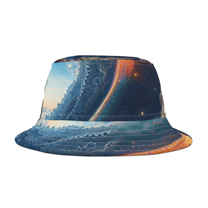 Cosmic Gateway Odyssey - Bucket Hat - Hats - g(0D·IO) - Large - White stitching -