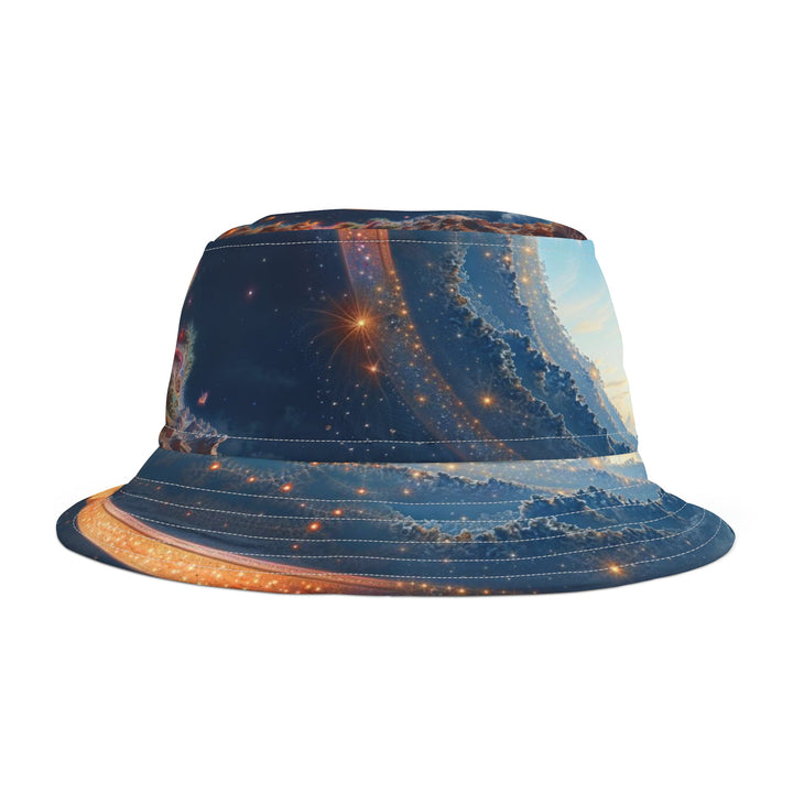 Cosmic Gateway Odyssey - Bucket Hat - Hats - g(0D·IO) - Large - White stitching -