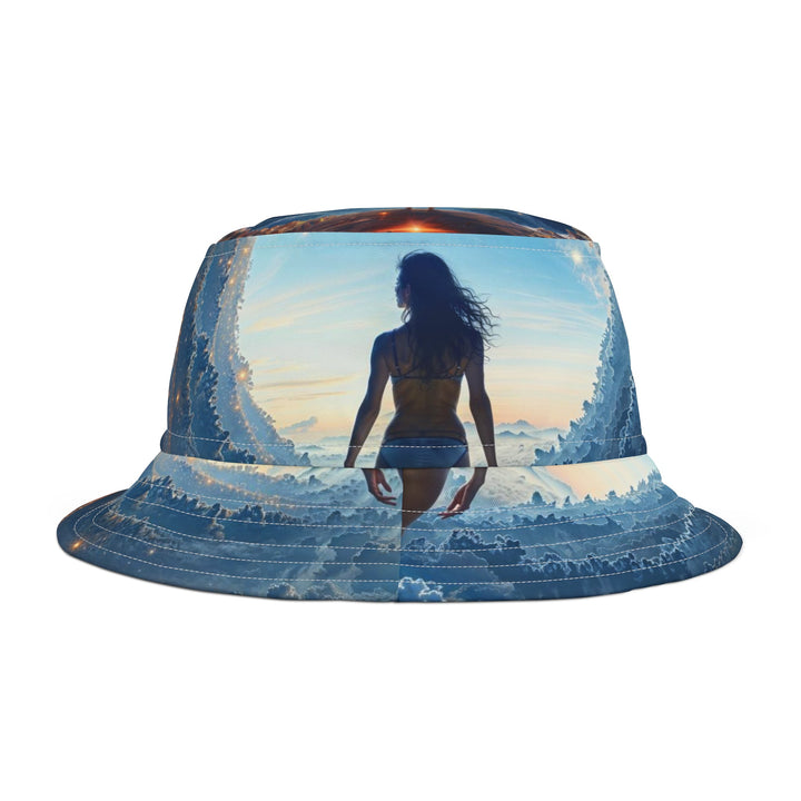 Cosmic Gateway Odyssey - Bucket Hat - Hats - g(0D·IO) - Large - White stitching -