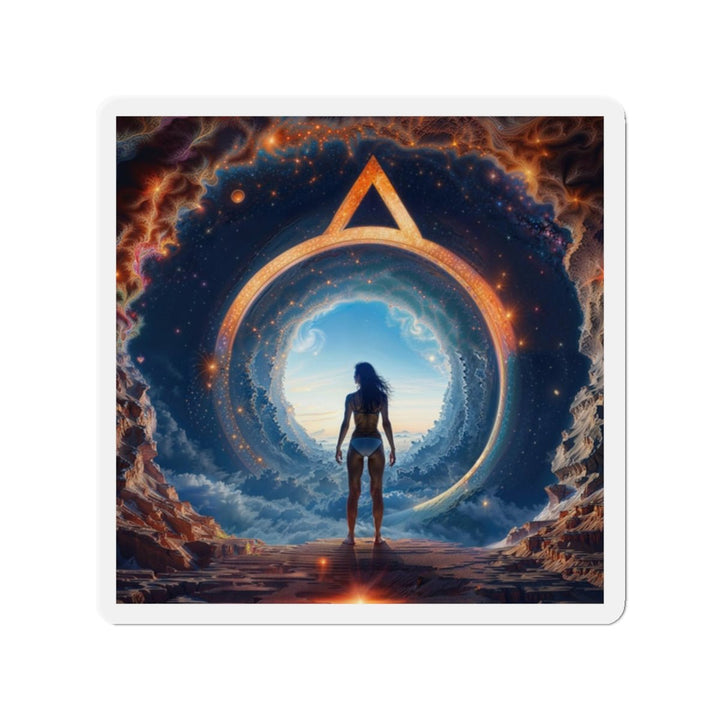 Cosmic Gateway Odyssey - Die-cut Magnet - Home Decor - g(0D·IO) - 2" x 2" - Die-Cut - 1 pc