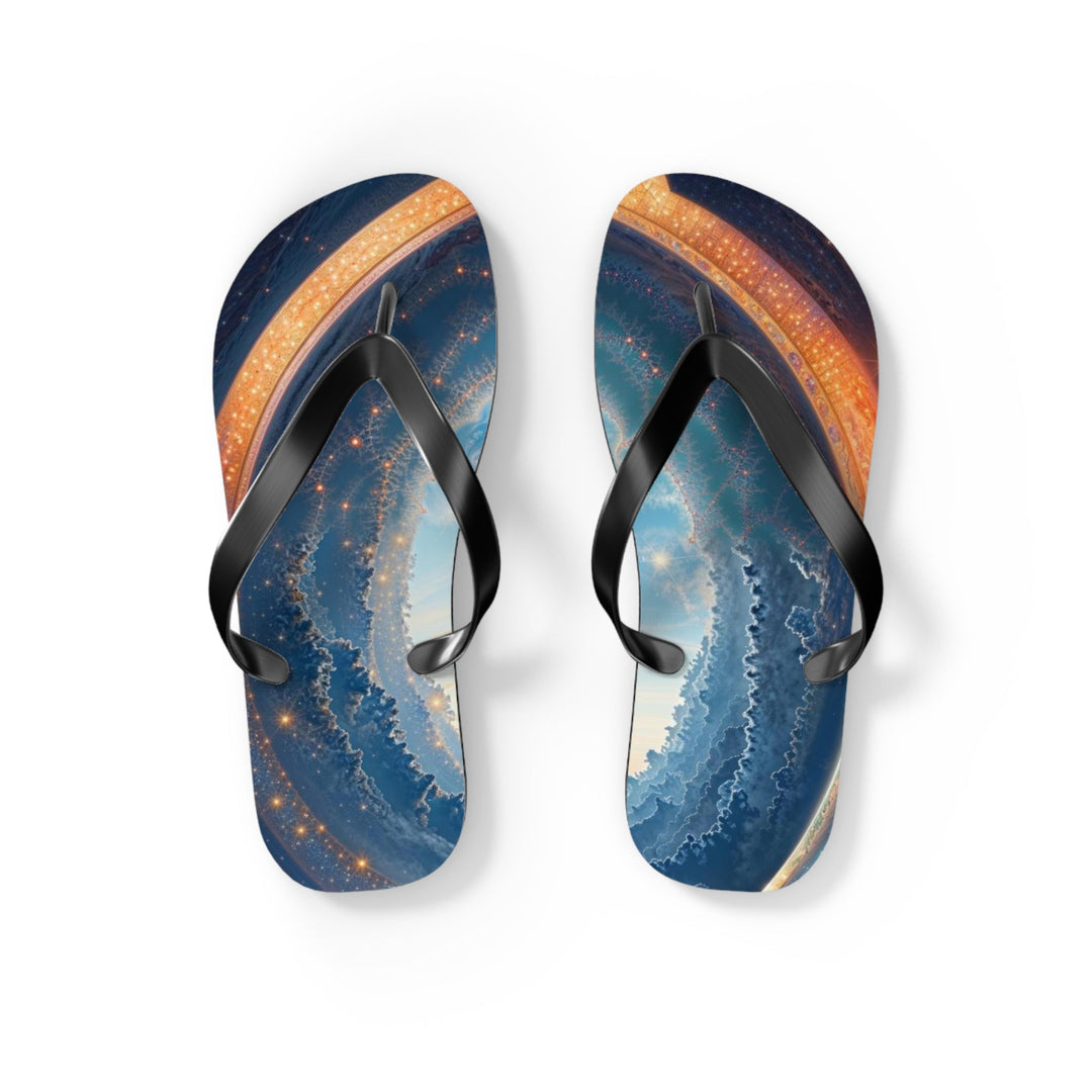 Cosmic Gateway Odyssey - Flip Flops - Shoes - g(0D·IO) - S - Black sole -