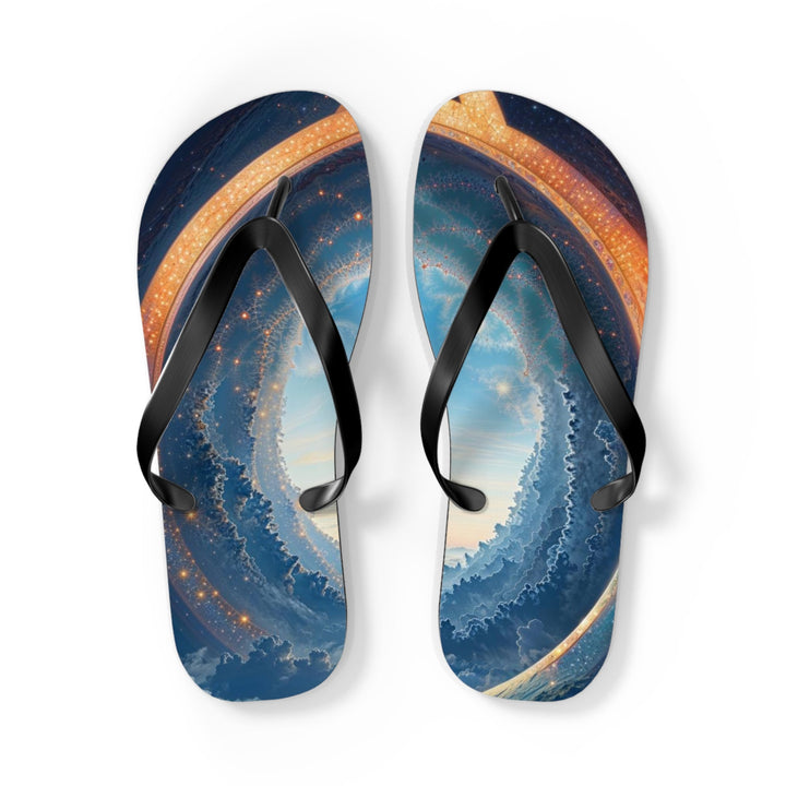 Cosmic Gateway Odyssey - Flip Flops - Shoes - g(0D·IO) - L - Black sole -