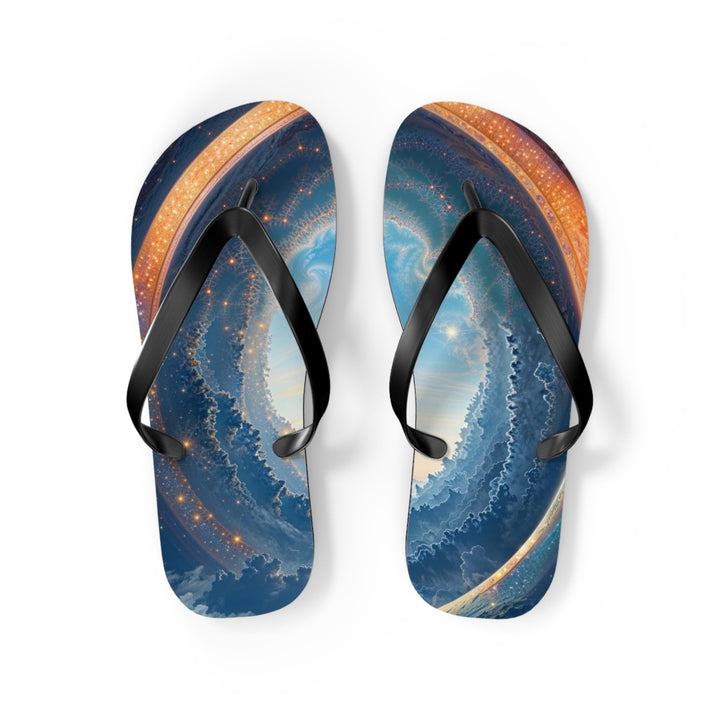 Cosmic Gateway Odyssey - Flip Flops - Shoes - g(0D·IO) - M - Black sole -