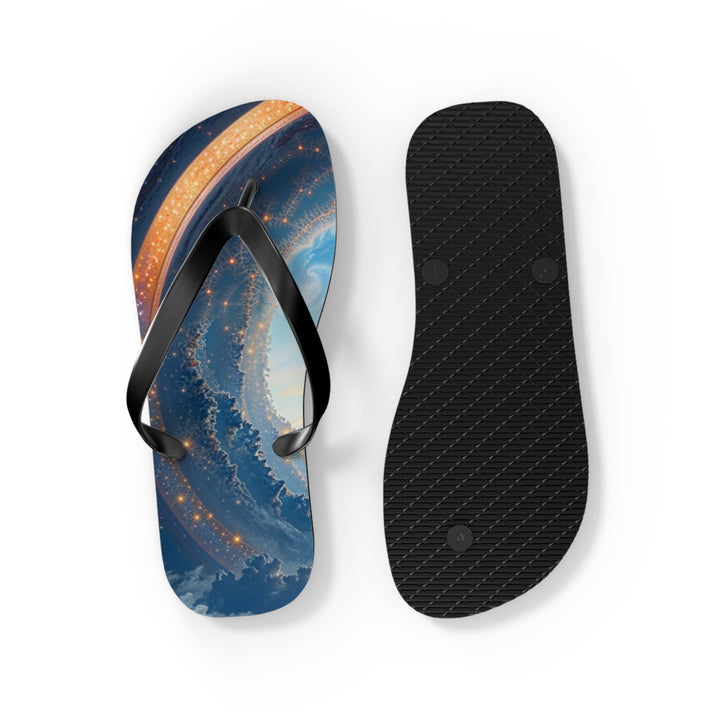 Cosmic Gateway Odyssey - Flip Flops - Shoes - g(0D·IO) - XL - Black sole -