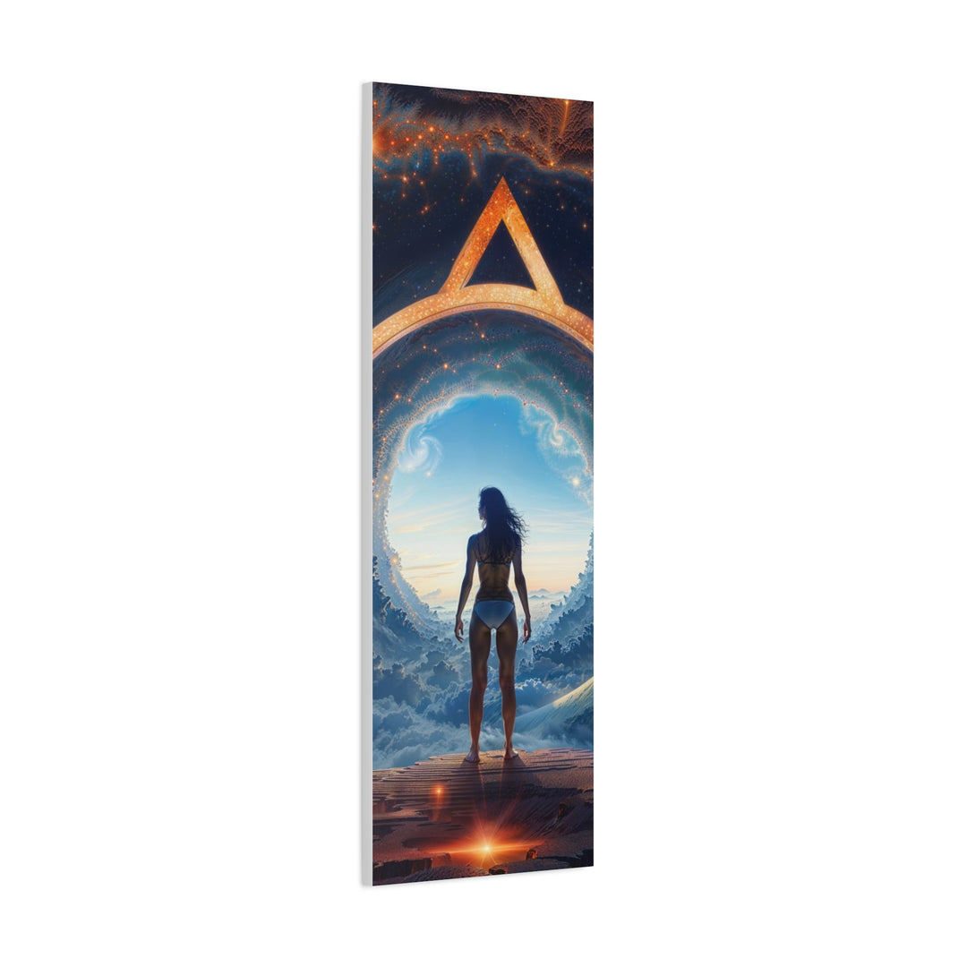 Cosmic Gateway Odyssey - Matte Canvas Print 1.25" - Canvas - g(0D·IO) - 36" x 36" - 1.25" -