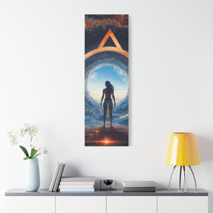 Cosmic Gateway Odyssey - Matte Canvas Print 1.25" - Canvas - g(0D·IO) - 36" x 36" - 1.25" -