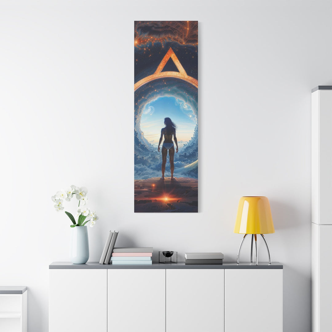 Cosmic Gateway Odyssey - Matte Canvas Print 1.25" - Canvas - g(0D·IO) - 36" x 36" - 1.25" -