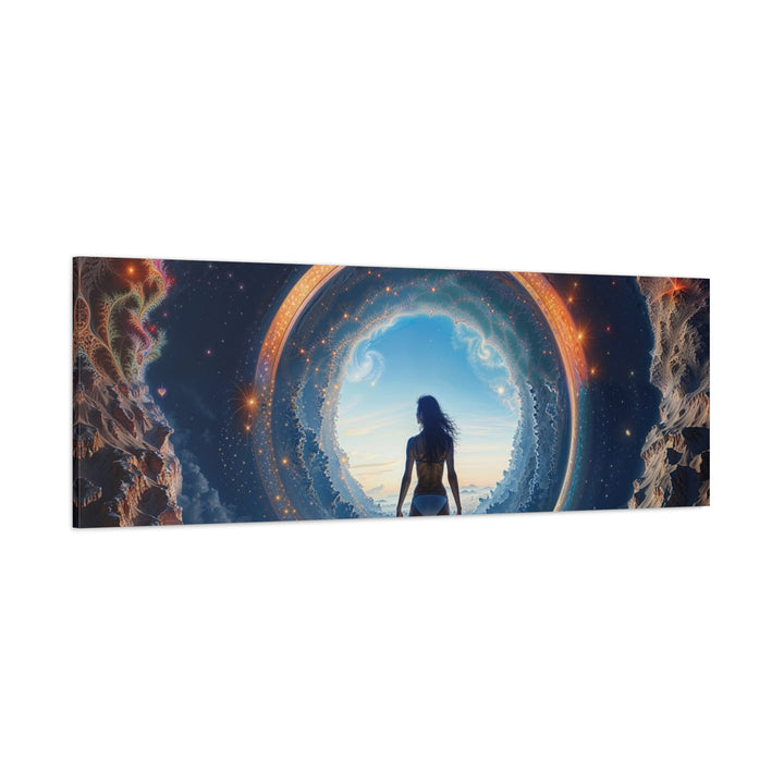 Cosmic Gateway Odyssey - Matte Canvas Print 1.25" - Canvas - g(0D·IO) - 36" x 36" - 1.25" -