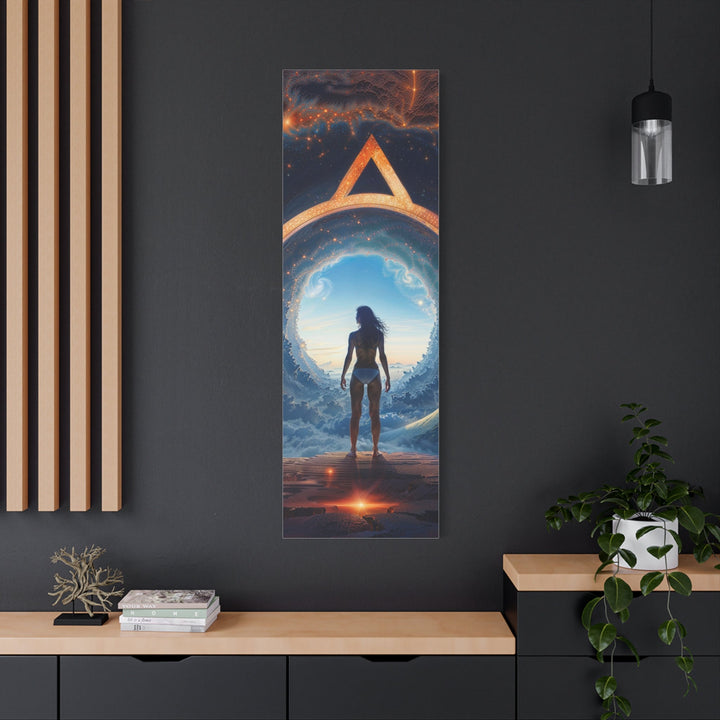 Cosmic Gateway Odyssey - Matte Canvas Print 1.25" - Canvas - g(0D·IO) - 36" x 36" - 1.25" -