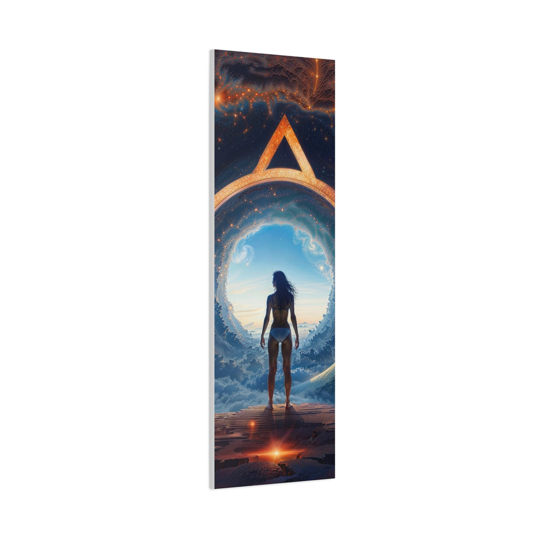 Cosmic Gateway Odyssey - Matte Canvas Print 1.25" - Canvas - g(0D·IO) - 36" x 36" - 1.25" -