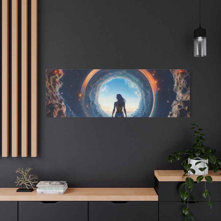 Cosmic Gateway Odyssey - Matte Canvas Print 1.25" - Canvas - g(0D·IO) - 36" x 36" - 1.25" -