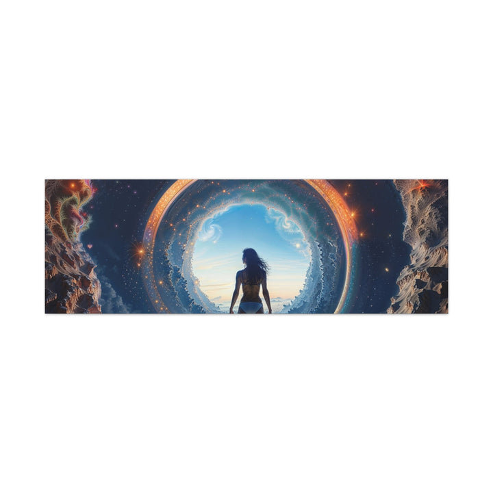 Cosmic Gateway Odyssey - Matte Canvas Print 1.25" - Canvas - g(0D·IO) - 60" x 20" (Horizontal) - 1.25" -