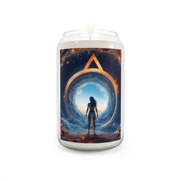 Cosmic Gateway Odyssey - Scented Candle - Home Decor - g(0D·IO) - Sea Breeze - 13.75oz -