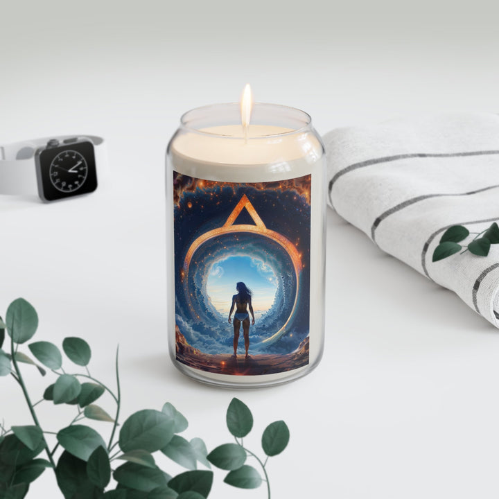 Cosmic Gateway Odyssey - Scented Candle - Home Decor - g(0D·IO) - Vanilla Bean - 13.75oz -