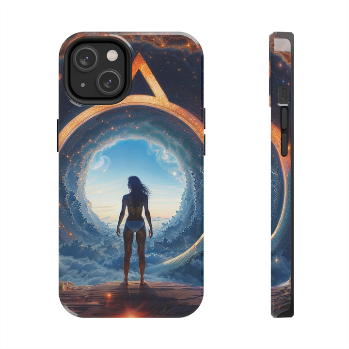 Cosmic Gateway Odyssey - Tough Phone Case - Phone Case - g(0D·IO) - iPhone 14 - -