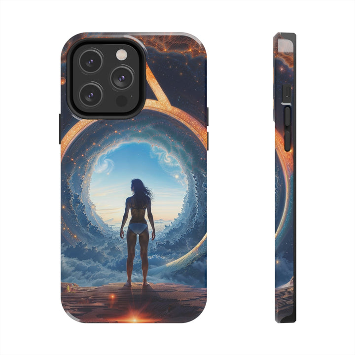 Cosmic Gateway Odyssey - Tough Phone Case - Phone Case - g(0D·IO) - iPhone 14 Pro Max - -