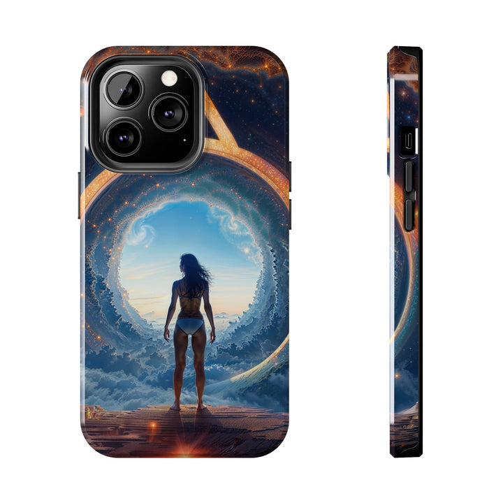 Cosmic Gateway Odyssey - Tough Phone Case - Phone Case - g(0D·IO) - iPhone 13 Pro - -