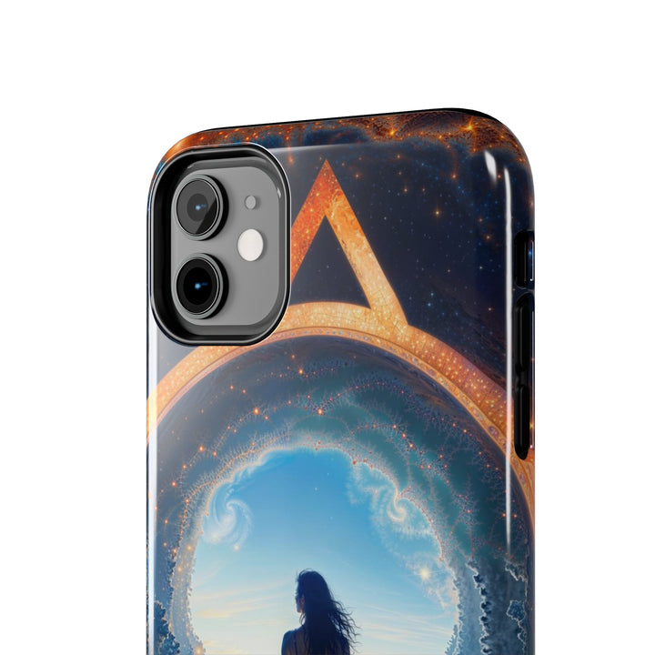 Cosmic Gateway Odyssey - Tough Phone Case - Phone Case - g(0D·IO) - iPhone 13 Mini - -