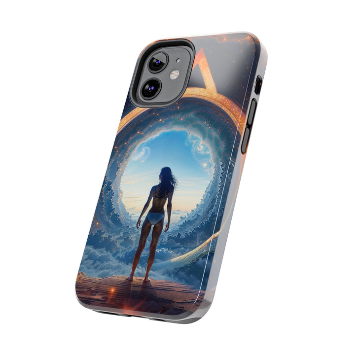 Cosmic Gateway Odyssey - Tough Phone Case - Phone Case - g(0D·IO) - iPhone 13 Mini - -