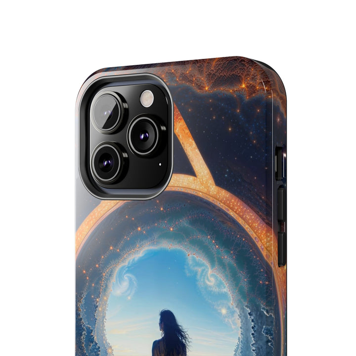 Cosmic Gateway Odyssey - Tough Phone Case - Phone Case - g(0D·IO) - iPhone 13 Mini - -